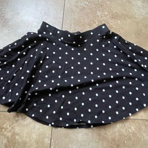 New forever 21 polkadotted skirt size small
